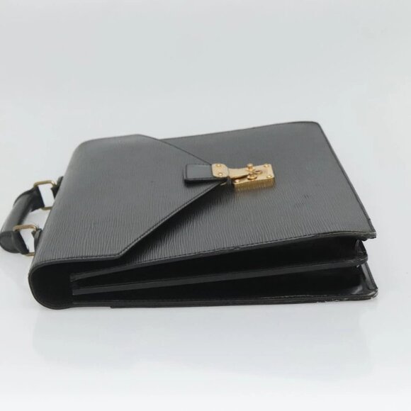 LOUIS VUITTON Epi Serviette Conseiller Business Bag Black - Picture 3 of 16